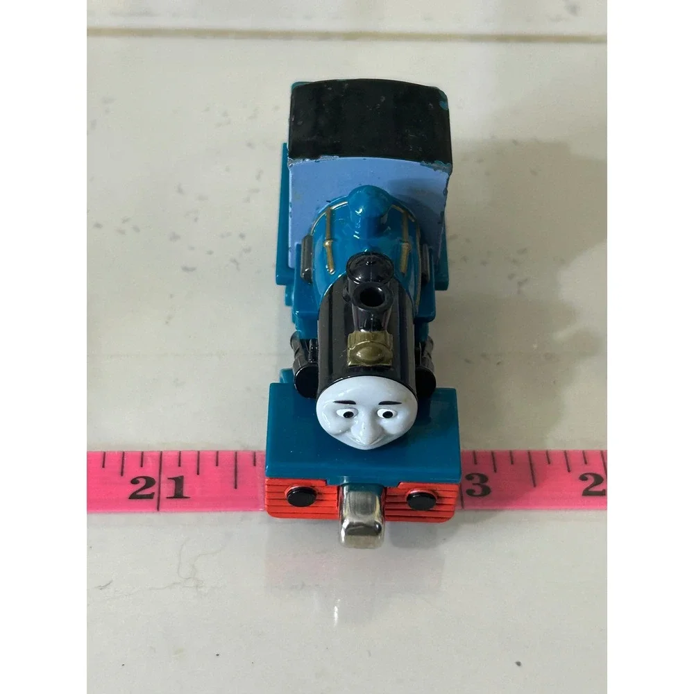 Thomas & Friends Take Along Mighty Mac Diecast Train Engine and Tender Set Blue